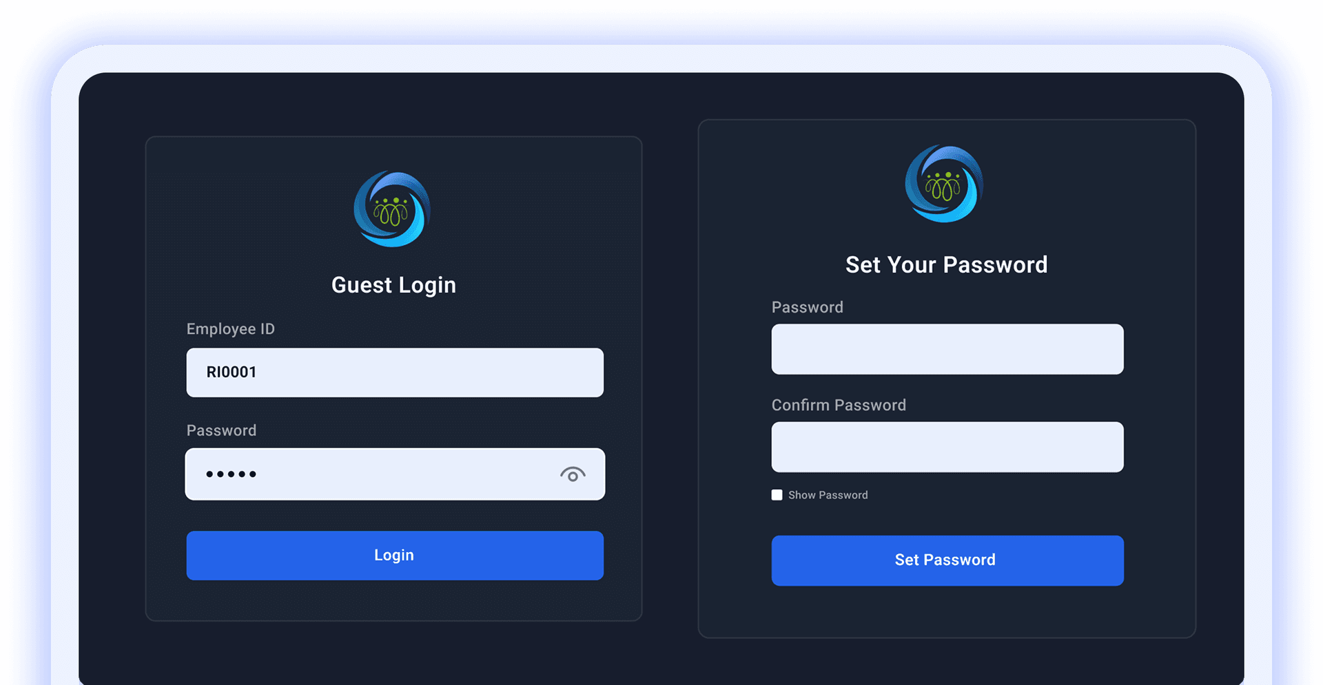 Employee self-onboarding and profile setup in Human Maximizer