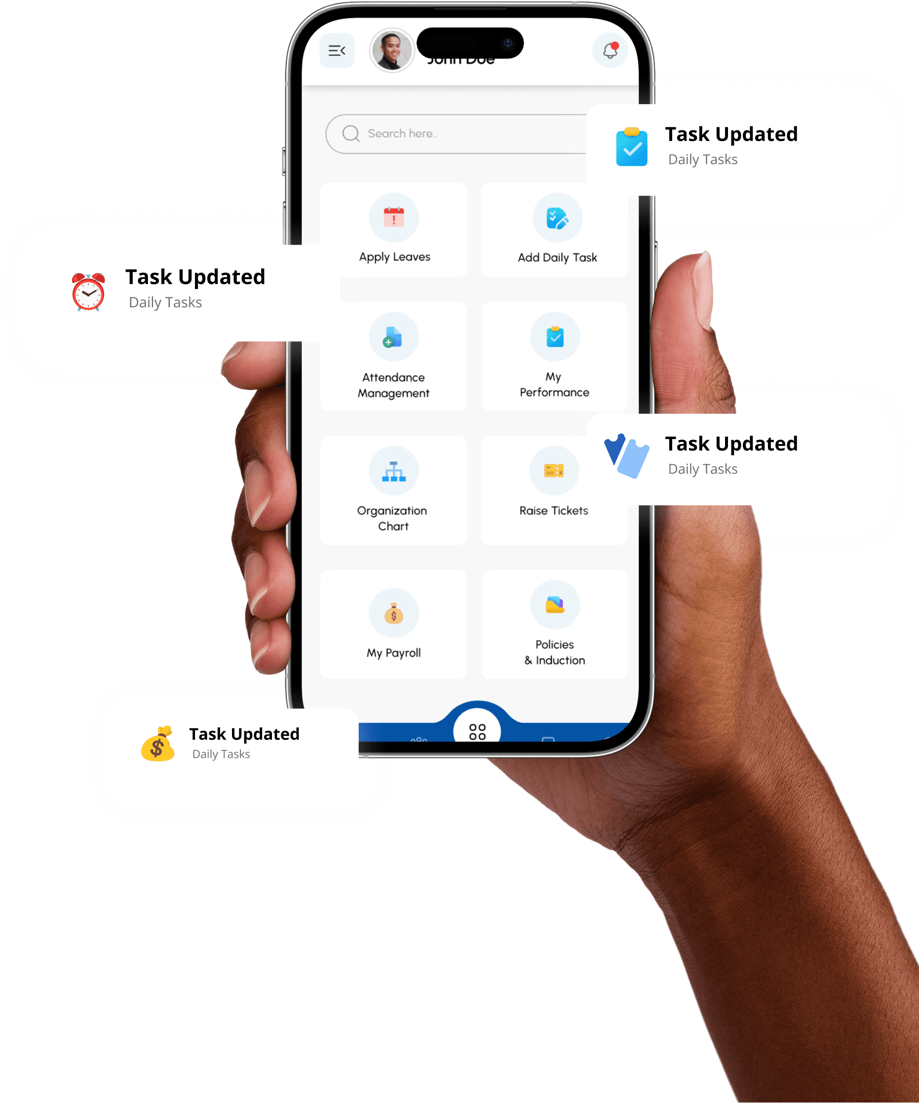 Human Maximizer mobile app preview