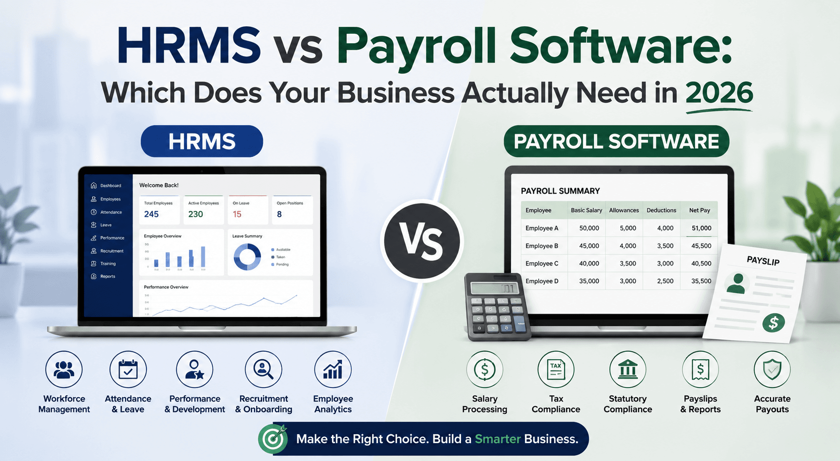 HRMS vs Payroll Software: Which Does Your Business Actually Need in 2026